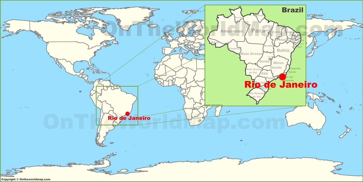 อยู่ที่ไหน brazil. kgm ยังตำแหน่งบนโลกแผนที่