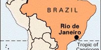 Brazil. kgm อยู่ในแผนที่บราซิล