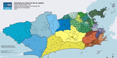 Brazil. kgm arrondissement แผนที่