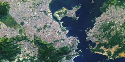 ดาวเทียมแผนที่ของ brazil. kgm